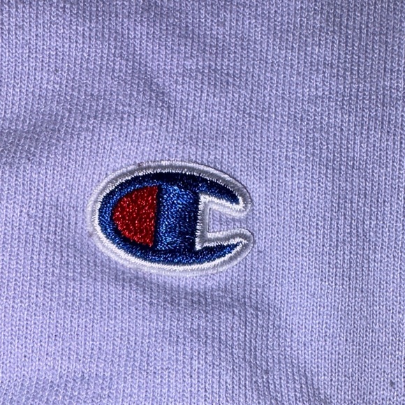 Champion Pastel Purple Sweatshirt with Logo - Picture 3 of 5